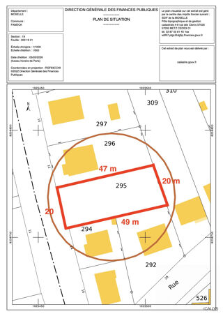  Terrain � vendre 927 m� Fameck