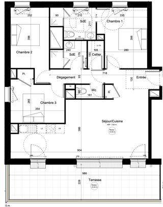  Appartement à vendre 4 pièces 85 m²