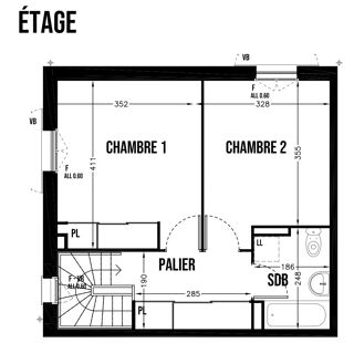  Maison � vendre 3 pi�ces 70 m�