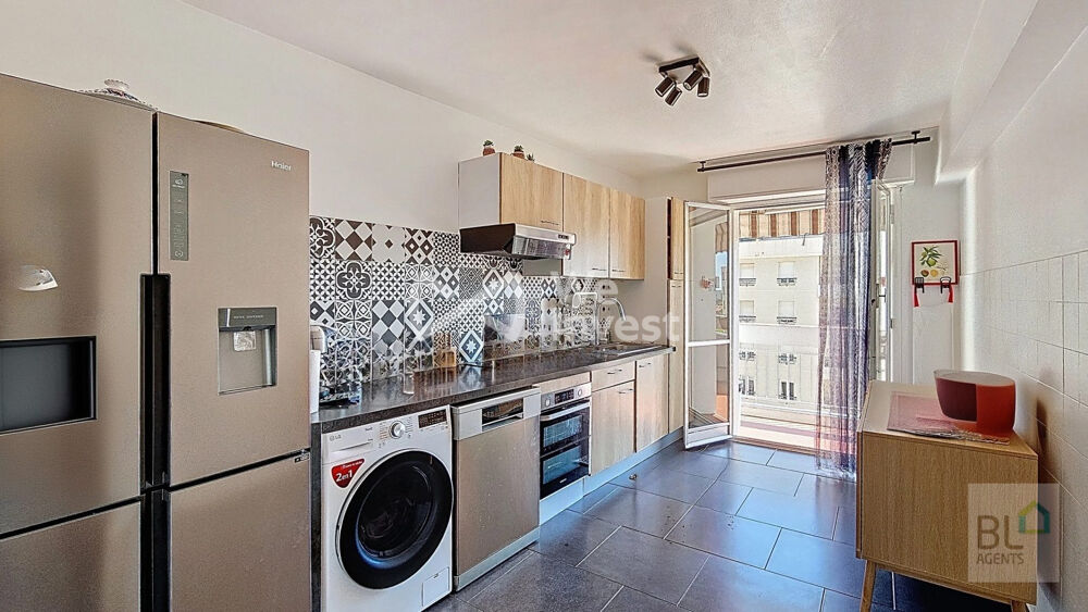 Grand appartement 98 m² traversant, ascenseur au 5ème, 2 terra