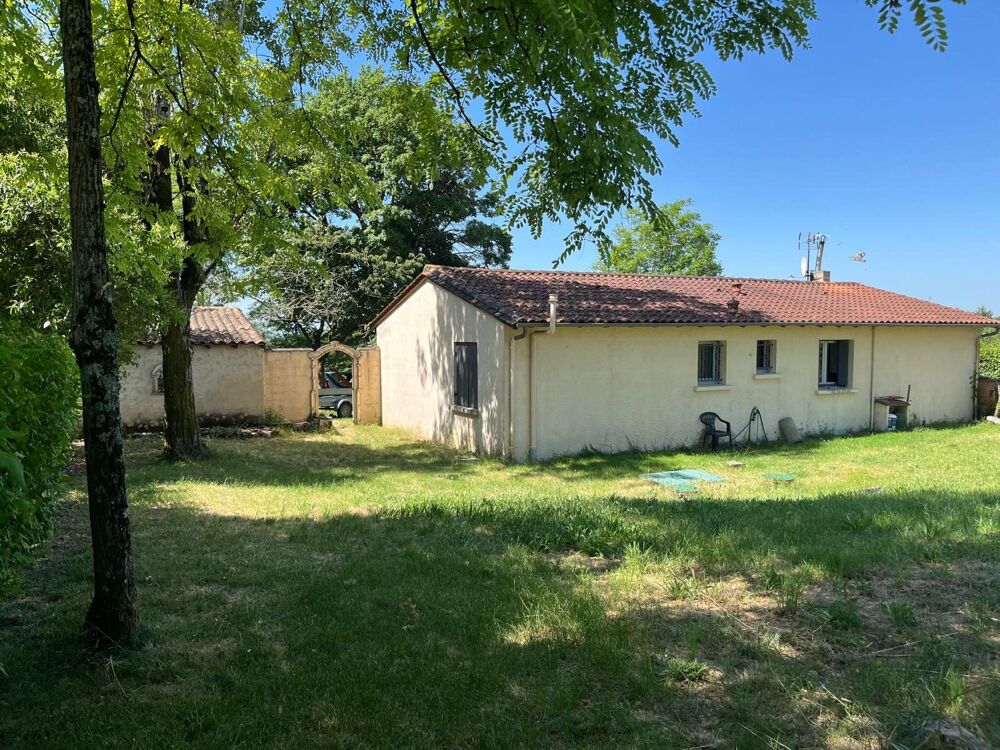 Maison 3 chambres plein- pied avec joli jardin