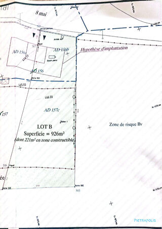  Terrain � vendre 926 m�