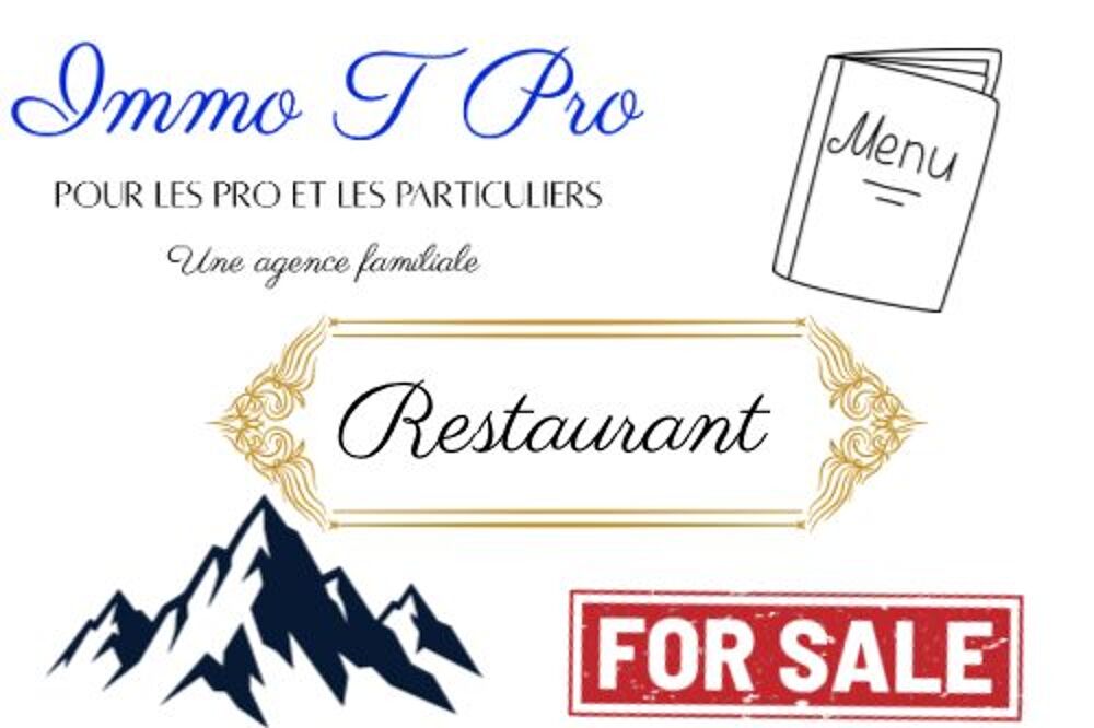   MAGNIFIQUE RESTAURANT SITUÉE DANS UNE VILLE MONTAGNEUSE DES HAU 