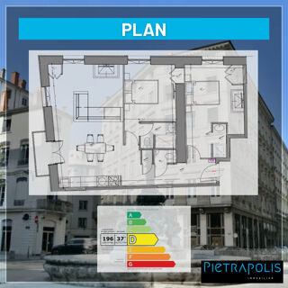  Appartement  vendre 3 pices 69 m