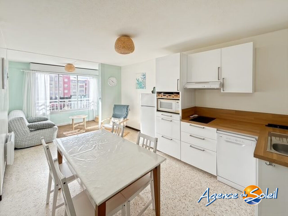 Vente Appartement T2 + cabine et Parking Le cap d'agde