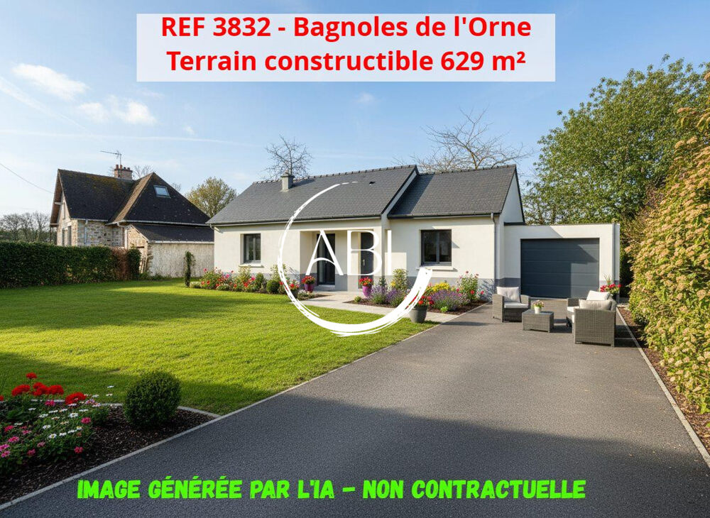 Vente Terrain Bagnoles de l'Orne - Terrain constructible 629 m² à viabiliser Bagnoles de l'orne normandie