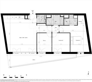  Appartement  vendre 4 pices 88 m