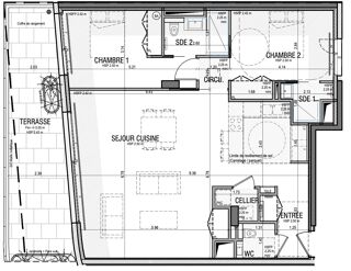  Appartement � vendre 3 pi�ces 94 m�