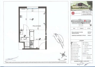  Appartement � vendre 1 pi�ce 24 m�