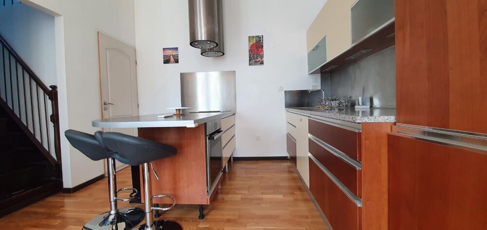 Duplex meublé avec cheminée