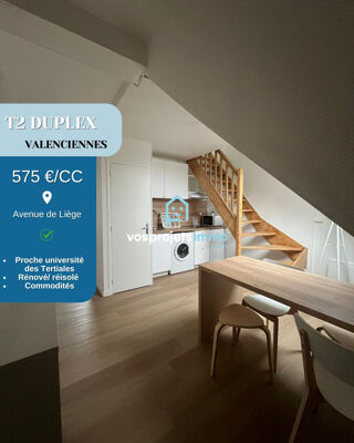  Appartement à louer 2 pièces 34 m²