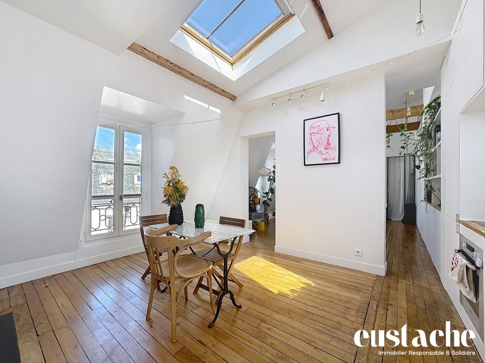 Vente Appartement Magnifique appartement familial et atypique en dernier étage av Paris 10