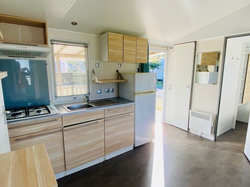 Mobil-home sur camping ouvert à l'année