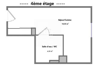  Appartement à vendre 1 pièce 19 m²