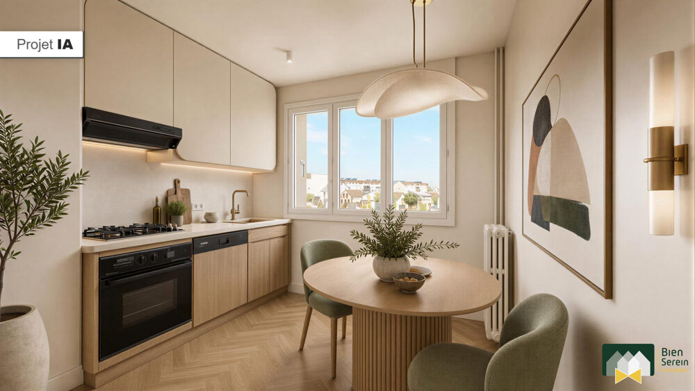 Appartement T3 lumineux avec cave et balcon - CHARTRES