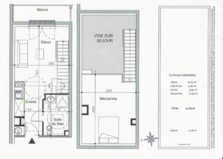  Appartement à vendre 2 pièces 43 m²