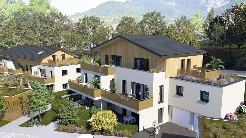 Barby  T4 neuf avec jardin, terrasse et garage