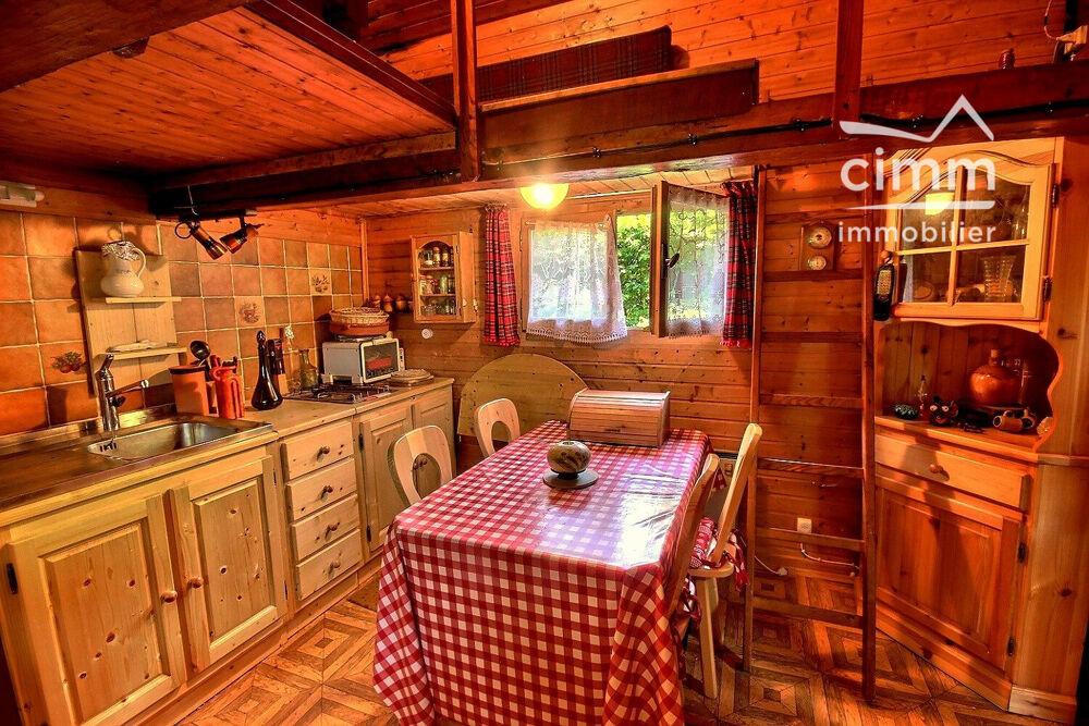 A VENDRE-RIVIERE ENVERSE (74440) CHALET ATYPIQUE  VÉRITABLE