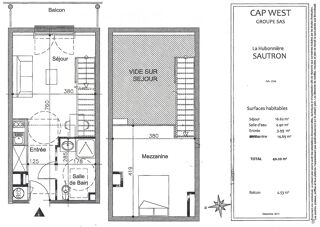  Appartement � vendre 2 pi�ces 40 m�