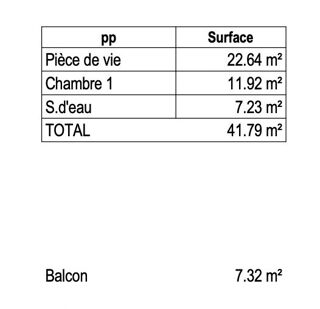  Appartement à vendre 2 pièces 42 m²