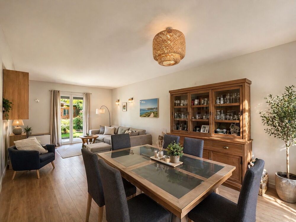 Maison familiale avec jardin arboré et grande terrasse  Éch