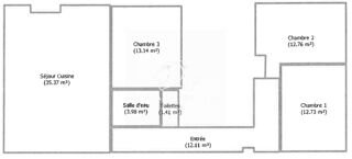  Appartement  vendre 4 pices 91 m