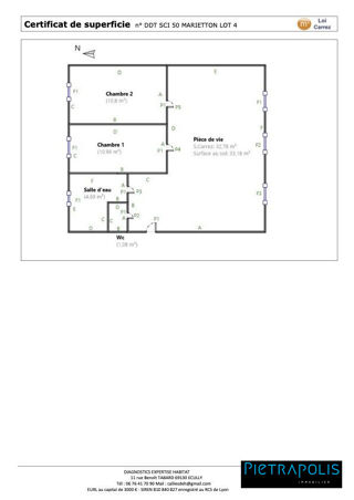  Appartement � vendre 3 pi�ces 60 m�