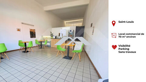 Local 70 m² Saint Louis 1350 97450 Saint-louis