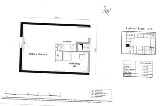  Appartement � vendre 1 pi�ce 22 m�