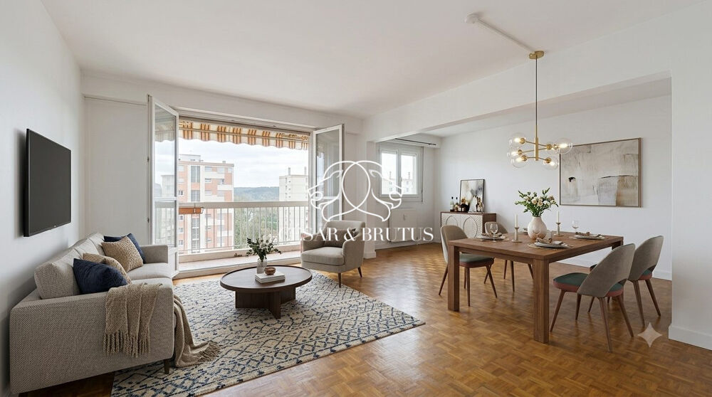Appartement T4 avec balcon et garage proche du métro Cuire