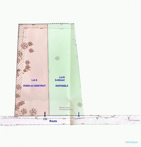   MONSTEROUX-MILIEU - Terrain constructible plat à viabiliser - 9 