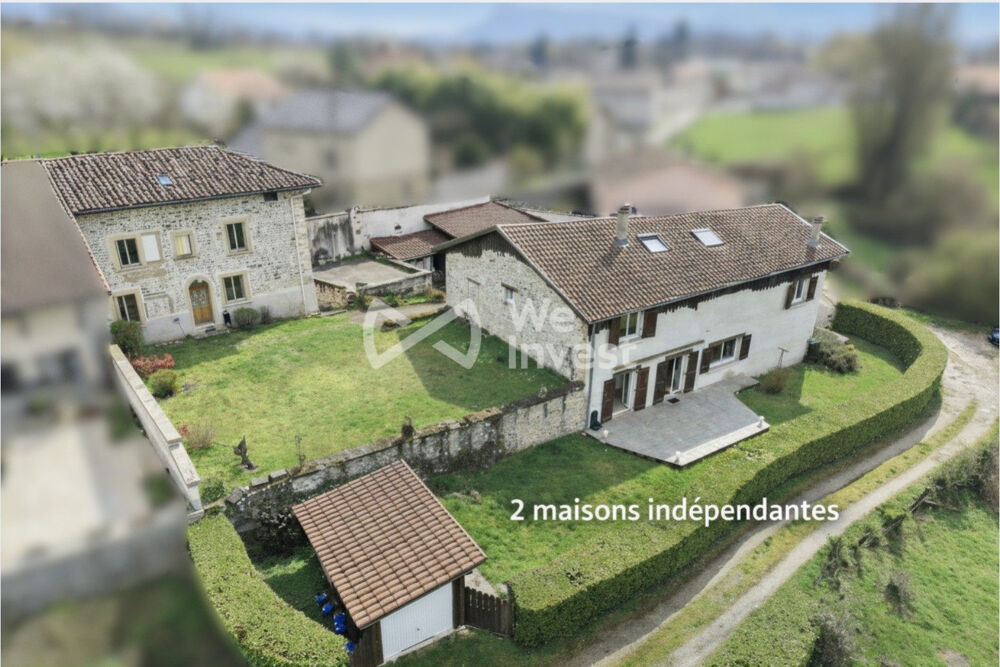 2 Maisons de caractère en pierre  193+138 m²  Terrain 21