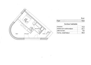  Appartement � vendre 2 pi�ces 39 m�