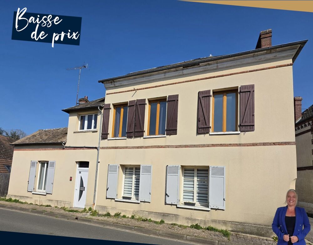 Vente Maison Maison de maitre, 3 chambres de 124 m² Clef vallée d'eure