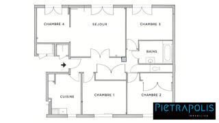  Appartement à vendre 5 pièces 95 m²