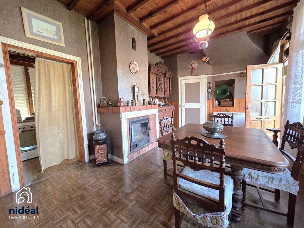 Vente Maison Longère proche Maroilles à rénover avec garage et jardin Landrecies