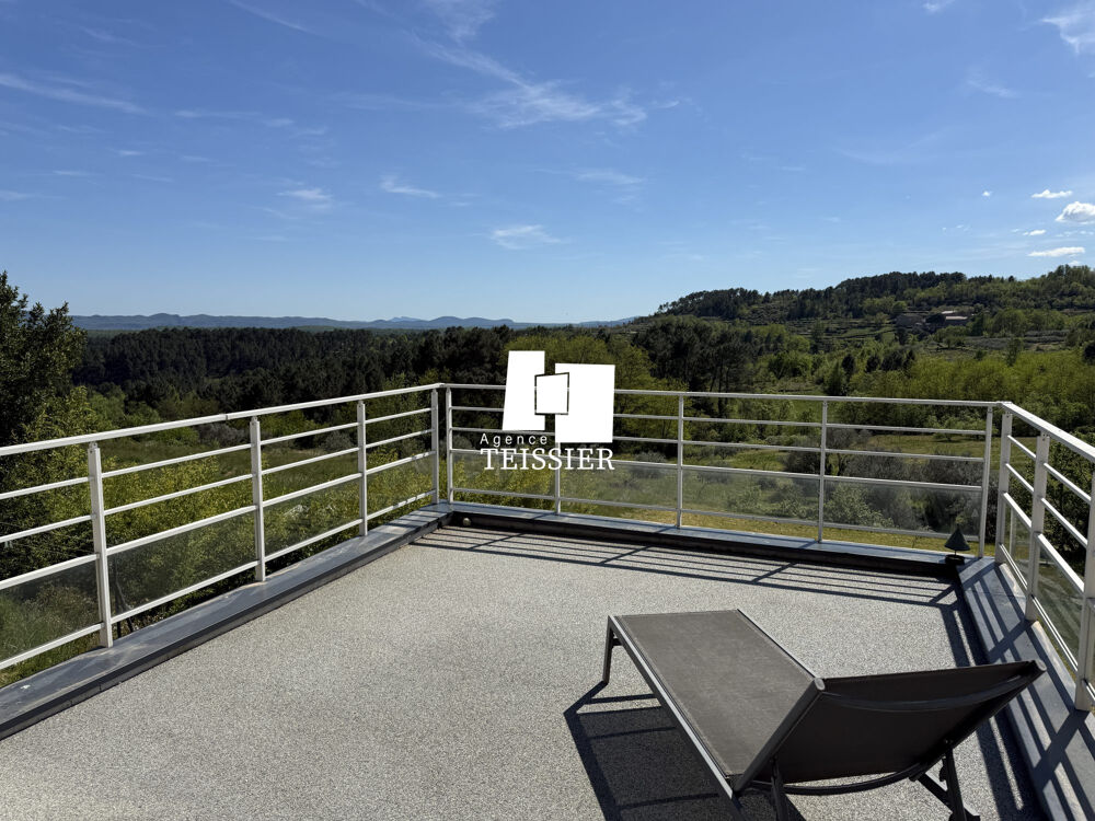 Sud Ardèche : 07230 Payzac Maison au calme avec vue & piscine
