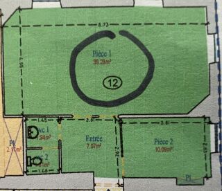  Appartement � vendre 2 pi�ces 60 m�