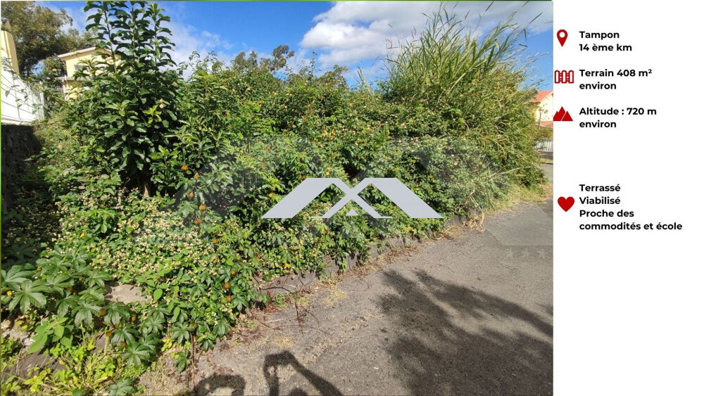 Vente Terrain TERRAIN CONSTRUCTIBLE 400 m² TAMPON Le tampon