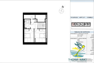  Appartement  vendre 4 pices 84 m