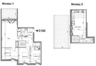  Appartement à vendre 4 pièces 98 m²