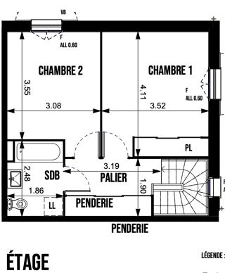  Maison � vendre 3 pi�ces 71 m�