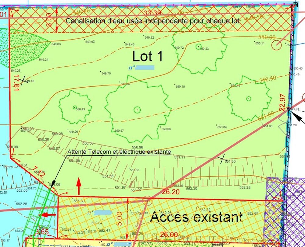 Vente Terrain Belle parcelle de terrain constructible de 849m² à Pers-Jussy Pers-jussy