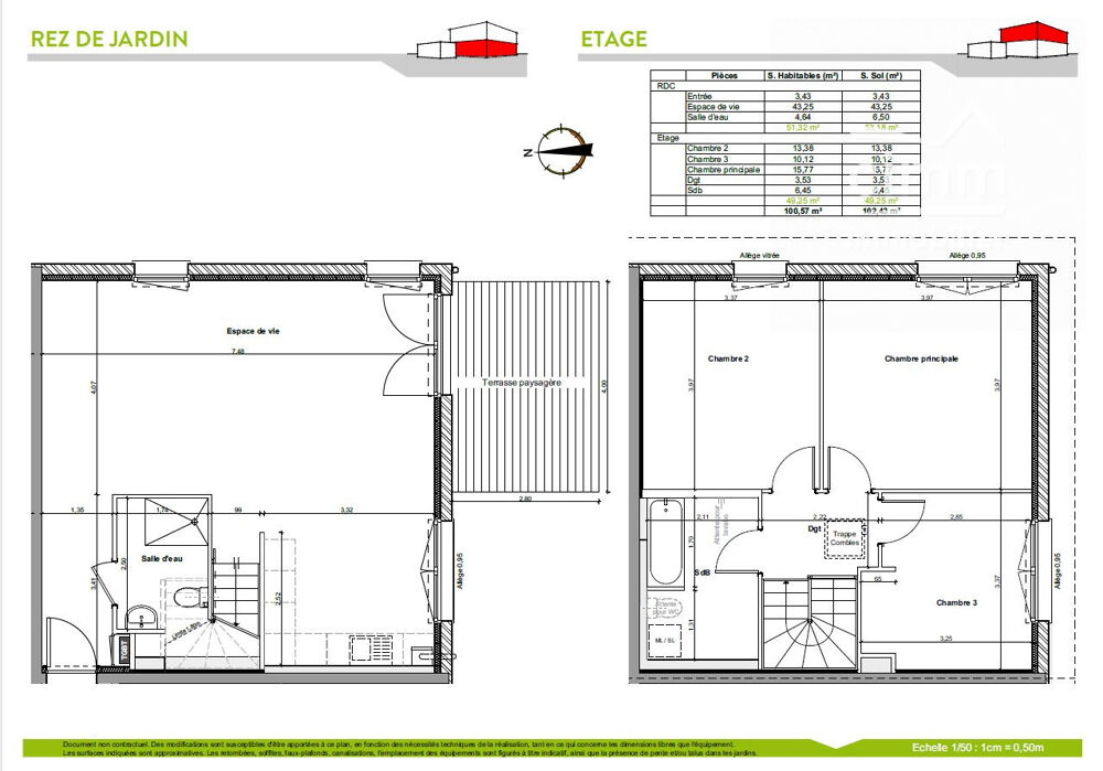 PROGRAMME NEUF DUPLEX JARDIN