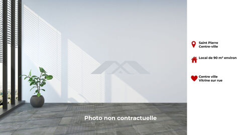 Local 90 m2 Saint-Pierre 2300 97410 Saint-pierre