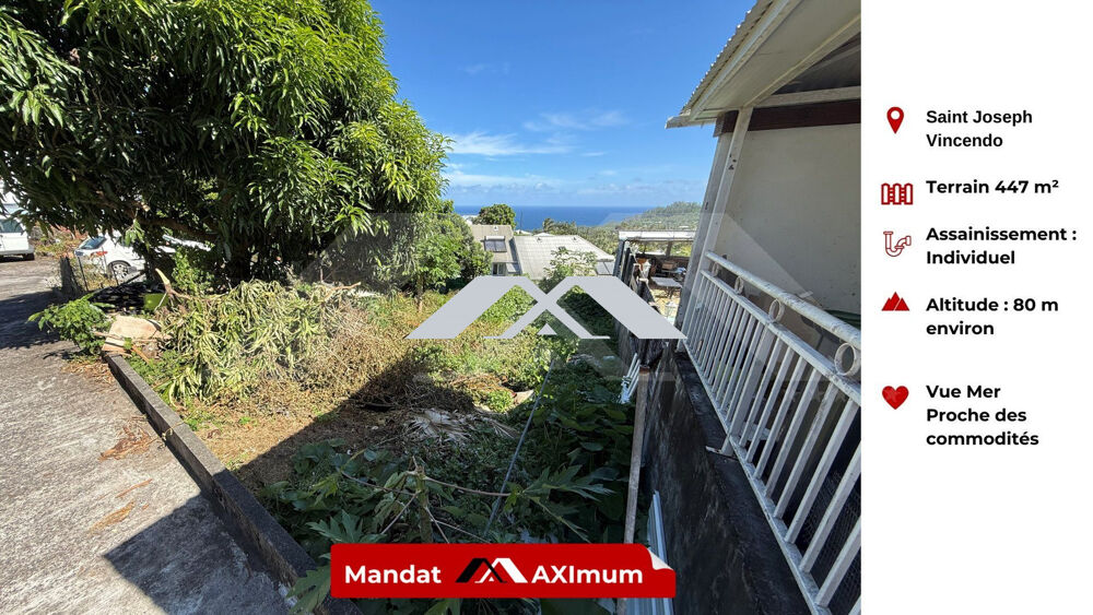 Vente Terrain Terrain 447 m² Saint Joseph Saint-joseph