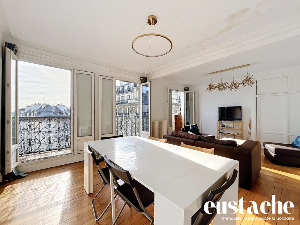 Location Appartement Magnifique appartement traversant de 78,59 m² au 5ème étage a Paris 18
