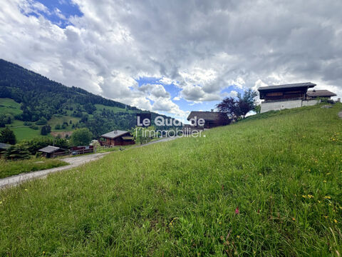   Flumet – Le Pontet – Terrain constructible 669 m² – Vue m 