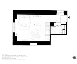  Appartement à vendre 1 pièce 25 m²