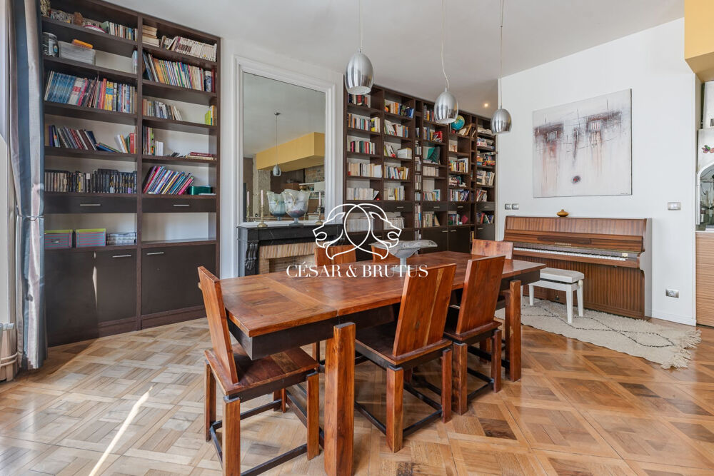 LYON 03 - Appartement 6 pièces de 153 m² avec balcon, caves et
